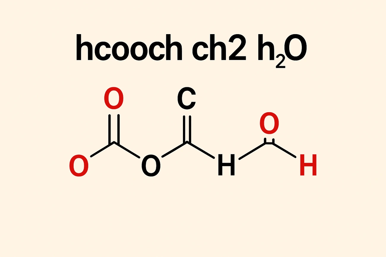 hcooch ch2 h2o